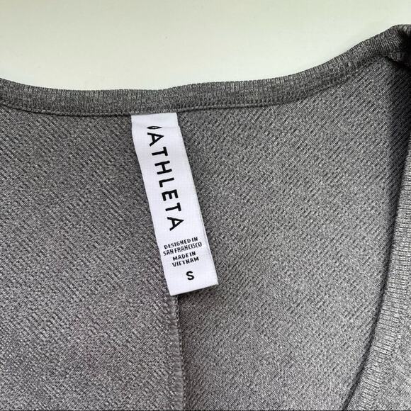 ATHLETA Bayview Ribbed Crop Tee - Picture 4 of 7